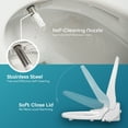 thumbnail image 6 of BidetMate 1000 Series Japanese Toilet Seat with Heated Bidet & Control Panel, Elongated, 6 of 10