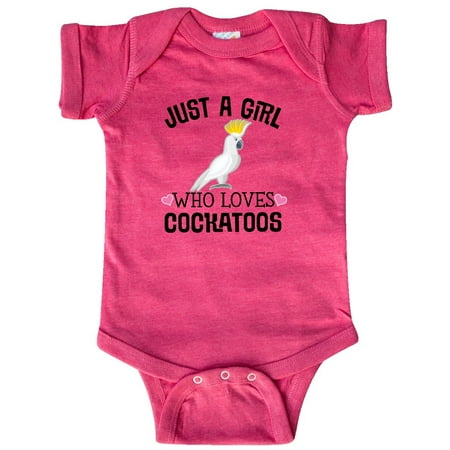 

Inktastic Cockatoo Bird Just A Girl Gift Baby Girl Bodysuit