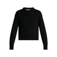thumbnail image 6 of Time and Tru Women's Pullover Crewneck Sweater with Long Sleeves, Sizes XS-XXXL, 6 of 6