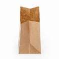 thumbnail image 5 of Bag Tek Kraft Paper Small Snack Bag - 4" x 2 1/4" x 3 3/4" - 100 count box, 5 of 10