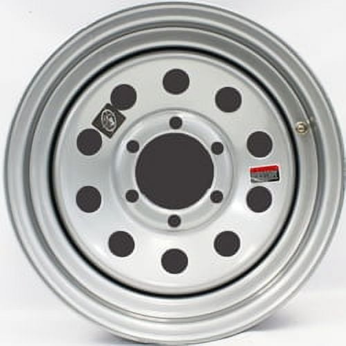 16" x 6" Silver Modular Trailer Wheel 6-5.5" Bolt Circle