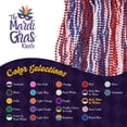 thumbnail image 3 of THE MARDI GRAS KREWE - 33" 7mm Red, White, and Blue Beads, 10 Dozen 120 Necklaces  Perfect for Mardi Gras, Patriotic Events, and Independence Day Celebrations, 3 of 6