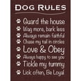 thumbnail image 2 of Gibbons, Lauren 19x24 Black Ornate Wood Framed with Double Matting Museum Art Print Titled - Dog Rules, 2 of 4