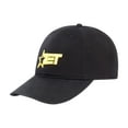 thumbnail image 3 of BET Dad Hat, Gold Logo Adjustable Baseball Cap with Curved Brim, Black, One Size, 3 of 5
