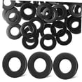 thumbnail image 5 of CIMAXIC 50 Pcs Embedded Stainless Steel Washer Round Flat Washers Black For Bolts And Screws, 5 of 6