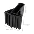thumbnail image 2 of HEALEEP 3Pcs Ladder Foot Pad Rubber Black Thicken Design Anti Slip for General Users Daily Use, 2 of 8