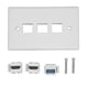 thumbnail image 3 of Placa de pared Nikou USB Interfaz multimedia HD Ethernet, 3 of 9