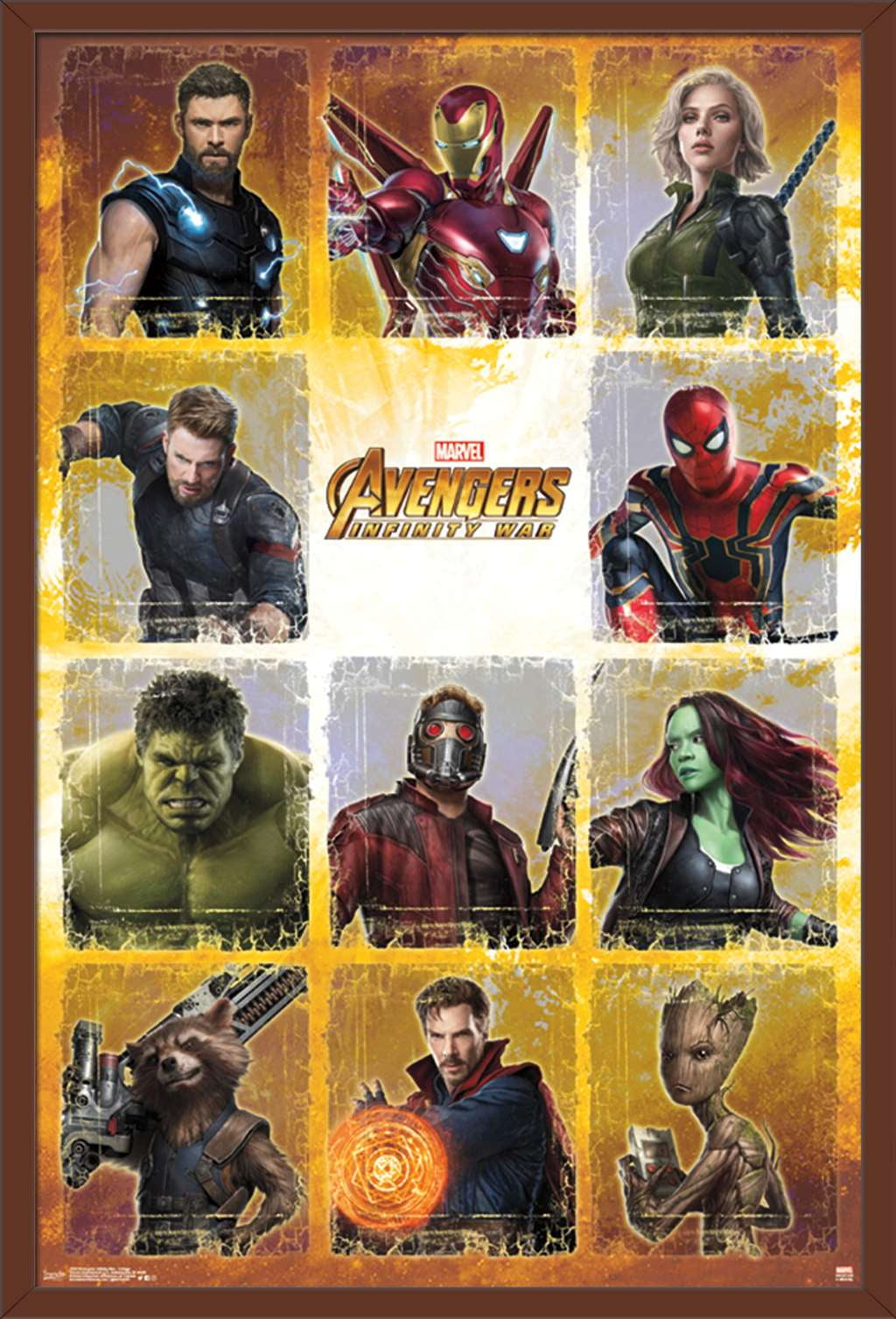 MCU: Avengers: Infinity War - Collage Poster - Walmart.com ...
