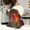thumbnail image 6 of 6 Pack Christmas Tree Kitchen Towels Highly Absorbent, Super Soft Dishcloths 18 x 28 Inches Reusable Quick Drying Tea Towels Set for Home,Kitchen Decor Wash cloth, 6 of 7
