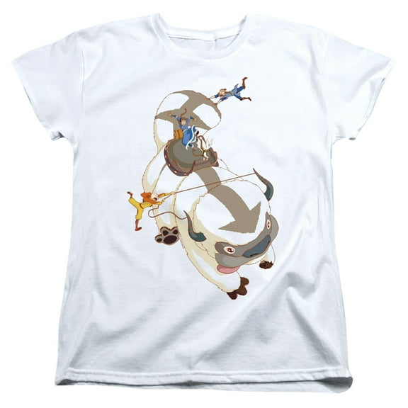 Avatar The Last Airbender Hang On Appa Women's T Shirt