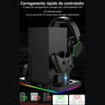 thumbnail image 3 of Estación de carga con ventilador de refrigeración para el mando de la consola Xbox Series X con luces RGB, base de carga y accesorios de almacenamiento, 3 of 8