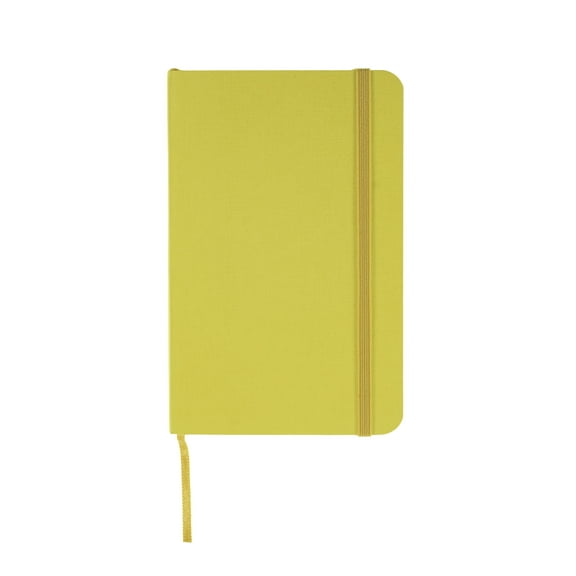 Fabriano Ecoqua Plus Stitch-Bound Notebook, 3.5" x 5.5", Lined, Yellow