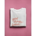 thumbnail image 3 of Babes Who Hustle Quote Sweatshirt Women -Image by Shutterstock, Female 5X-Large, 3 of 4