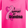 thumbnail image 4 of Inktastic Breast Cancer Awareness I Support My Grandma Pink Ribbon Youth T-Shirt, 4 of 5