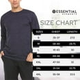 thumbnail image 3 of Essential Elements Mens Active T-Shirt - Quick-Dry Athletic Workout Training Crew Neck Long Sleeve Top 5 Pack, 3 of 7