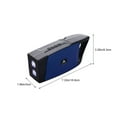 thumbnail image 3 of Wuztai Clearance Outdoor Backpack Hook Solar Card Insertion Speaker Radio Portable Flashlight And Sound System Deals 90% off, 3 of 7