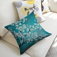 thumbnail image 5 of tree white flowers linen toss pillowcase decoration pillowcase gifting preferred 24x24 inch cushion cover sofa pillowcase sofa bedroom living room car, 5 of 8