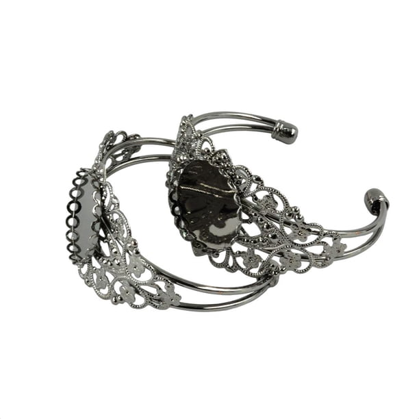 Brazalete en blanco Sunnimix 2 piezas Negro