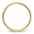 thumbnail image 2 of Auriga 10k Yellow Gold 6mm Milgrain Half Round Wedding Band for Women Size- 10, 2 of 6