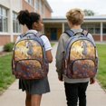 thumbnail image 4 of DISNIMO Kids School Backpack for Teen Girls Horse Flower Printed 17 Inch Large Bookbag with Adjustable Strap for Primary Middle Students Lightweight Portable Bookbag, Girls Back to School Supplies, 4 of 7