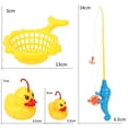 thumbnail image 4 of 9 Pcs/Set Induction Duck Fishing Game Bath Toy Pond Pool Toy Kid Educational Preschool Toy, 4 of 7