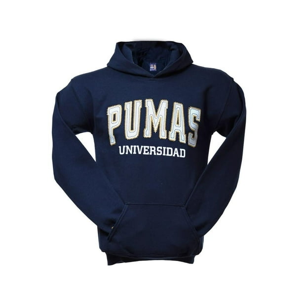 Sudadera Pumas Old School Sports Para Hombre Talla EEG Azul marino/gris