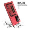 thumbnail image 3 of Dteck Case for Samsung Galaxy Note 20 Ultra/Note20 Ultra 5G 6.9-inch ,Shockproof Rubber Card Holder Leather Wallet Back Phone Kickstand Cover,Red, 3 of 6
