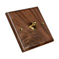 thumbnail image 1 of veasfak Lighting Switch Plate Premium Wooden Outlet Panel for Living Room Kitchen Hotel Single Lever, 1 of 9