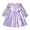 Light Purple-Tx8hR, variant on OJSFQUFP Toddler Girls Long Sleeve Dress Ruffle Shoulder A‑Line Casual Dresses for Little Girl