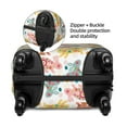 thumbnail image 4 of Haiem Boho Bunny Luggage Cover Printed Suitcase Covers for Luggage Elastic Washable Suitcase Protector Fits 18-32 Inch Luggage-Large, 4 of 9