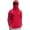 Red, variant on Men's Geometric Print Sun Hoodie With Built-In Face Mask And Thumbholes Featuring UPF 50 Protection For Fishing Hiking Hunting Army Green L