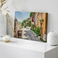 thumbnail image 3 of Wall26 Canvas Print Wall Art - Italian Village Flower Path Nature Wall Decor - Wilderness Photography Realism Landscape Printing - Scenic Bohemian Rustic Countryside Cityscape Art - 12"x 18", 3 of 5