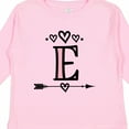 thumbnail image 4 of Inktastic Letter E Monogram Tribal Arrow Girls Long Sleeve Toddler T-Shirt, 4 of 5