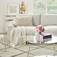 thumbnail image 5 of Long Ivory Shag Throw Pillow, 5 of 7
