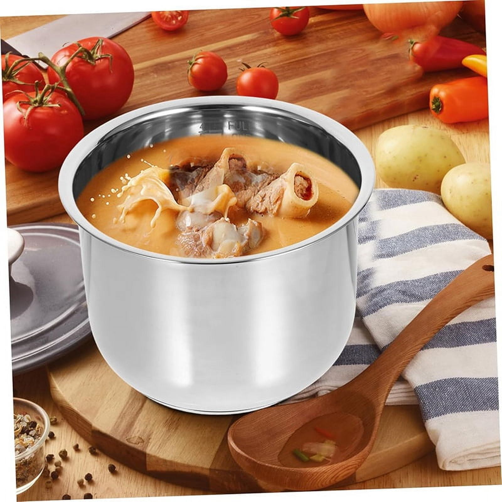 Rice Cooker Inner Tank Instant Cooker Inner Stove Rice Cooker Pot Cooking Pot Accessories Rice Cooker Stainless Steelpot
