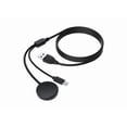 thumbnail image 2 of 2pcs 2 in 1 Galaxy Watch 5/5 Pro Charger For Samsung Galaxy Watch 5/5 Pro/4/3/Active2/Active Wireless Charger Dock and Galaxy S22/S21/S20/S10/Note 20/10/9, 2 of 7