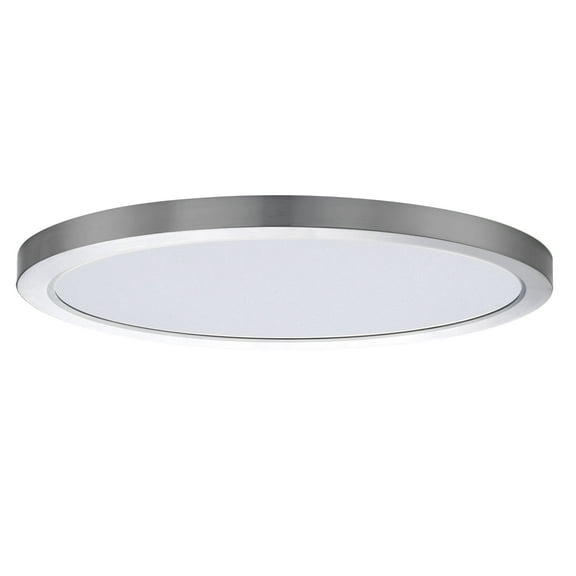 Maxim 57698 Chip 16" Wide Led Flush Mount Ceiling Fixture - Nickel