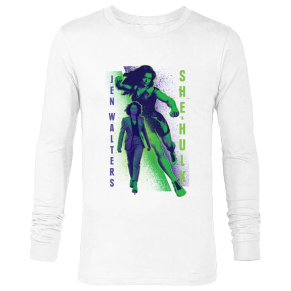Marvel Studios She-Hulk Jen Walters Disney Plus - Long Sleeve T-Shirt for Men - Customized-White