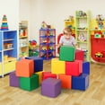 thumbnail image 3 of Gymax 12-Piece 8'' PU Foam Big Building Blocks Colorful Soft Blocks Play Set For Kids, 3 of 10