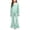 Mint Green, variant on Cethrio Girls Cotton Outfit Sets, 2 Piece Outdoor Long Sleeve Spring Fall Girls' Clothing Sets Pink Size 10