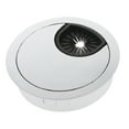 thumbnail image 4 of 50mm Computer Desk Table Grommet Cable Port Outlet Wire Hole Cover, 4 of 4