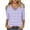 Purple, variant on tklpehg 3/4 Sleeve Tops for Women V-Neck Cold Shoulder Tops Lightweight Fashion Print Casual Loose Going Out Tops Tunic Tops Comfy Blouses (Dark Gray,XXL)