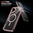 thumbnail image 4 of Dteck for iPhone 16 Plus Case, Compatible with MagSafe, Anti-Yellowing Military-Grade Protection Shockproof Slim Magnetic Phone Sleeve for iPhone 16 Plus,Pink, 4 of 7