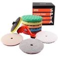thumbnail image 1 of Kit de almohadillas de pulido SPTA de 10 piezas de 7 pulgadas con placa trasera para coche, 1 of 9