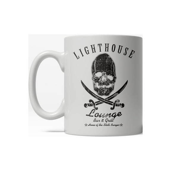 Lighthouse Lounge Funny Vintage Retro Bar Ceramic Coffee Drinking Mug  - 11oz
