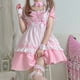 thumbnail image 4 of Maid Cosplay Trajes Maquillaje Anime Cosplay Mujeres Lovely Animation Show Outfit Vestido Ropa Odeerbi ODB142789, 4 of 6