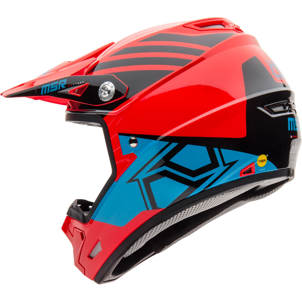 MSR Mav4 w/MIPS Helmet 2022 Medium Red/Blue - image 3 of 5