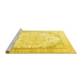 thumbnail image 2 of Ahgly Company Machine Washable Indoor Rectangle Persian Yellow Traditional Area Rugs, 8' x 10', 2 of 4