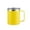 Yellow, variant on Coffee Mug with Handle,14oz Insulated Stainless Steel Coffee Travel Mug,Double Wall Vacuum Reusable Coffee Cup with Lid(Yellow)