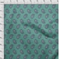 thumbnail image 3 of oneOone Cotton Poplin Fabric Paisley Block Decor Fabric Printed BTY 56 Inch Wide, 3 of 4
